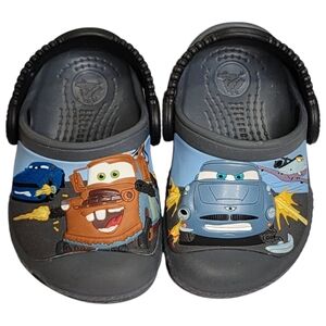 CROCS 4/5 Toddler Disney Pixar Cars 2 Mater Finn McMissle Race into Action Shoes